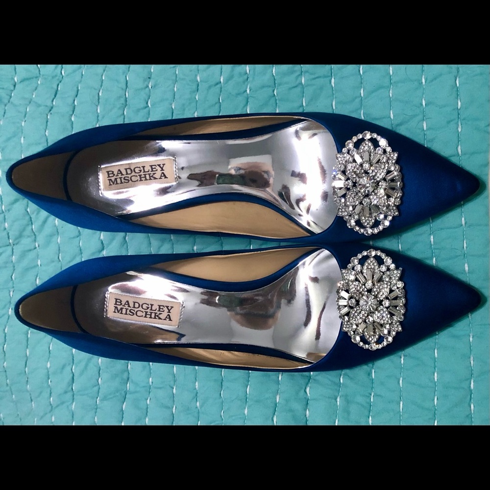 Badgley Mischa blue dress heels